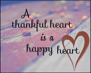 Thankful heart