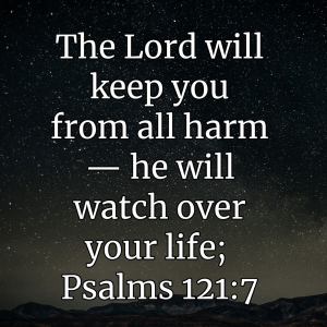 Bible Verse Psalm 121.7